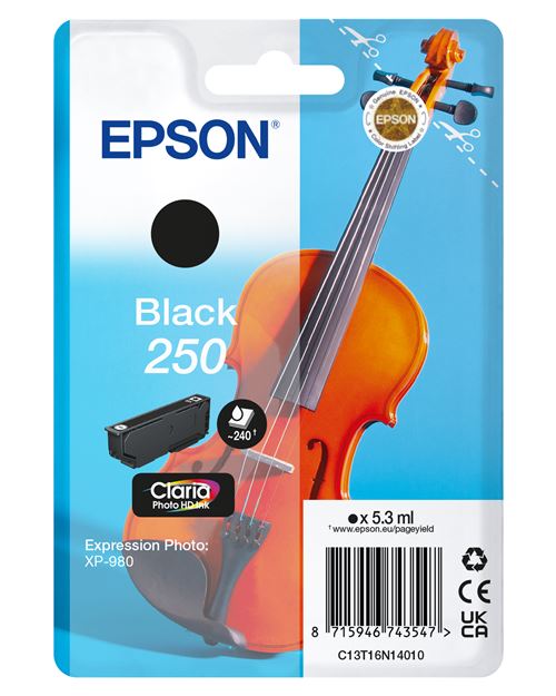 Epson Sglpack BK 250 ink RFAM Tag - vue 3