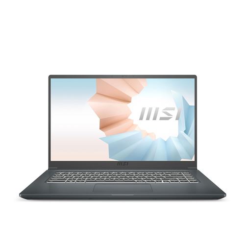 PC Portable MSI Modern 15 A11MU-1005FR 15.6" Intel Core i7 16 Go RAM 512 Go SSD Gris