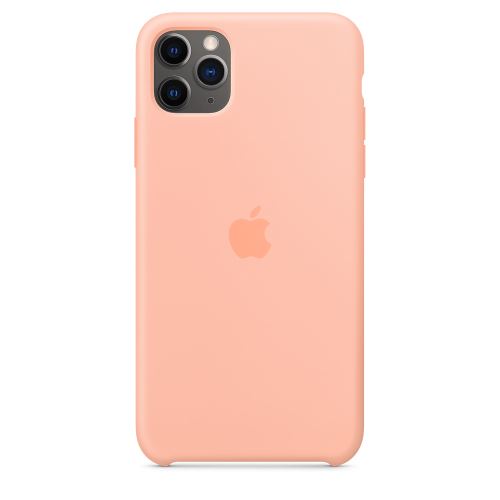 Coque en silicone Orange pamplemousse Apple pour iPhone 11 Pro Max