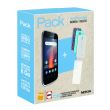 Pack Smartphone Nokia 1 Double SIM 8 Go Bleu + Coques interchangeables + Protection d'écran en verre trempé