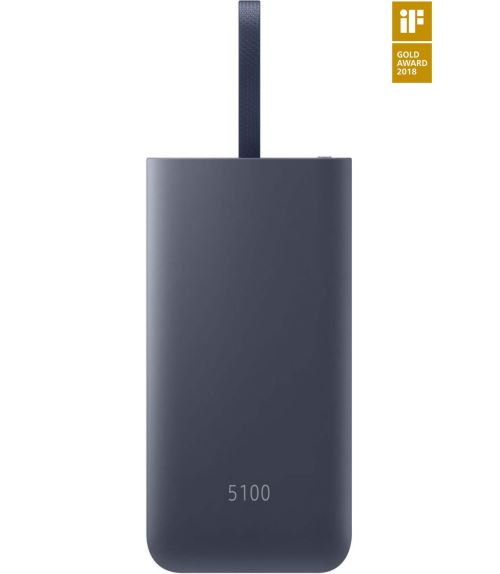 Samsung Batterie Externe avec Charge Rapide 5100 mAh Bleu marine
