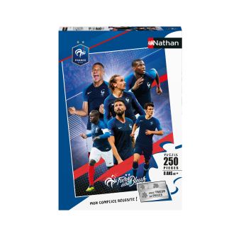 Puzzle 250 pièces Nathan Tous ensemble avec les Bleus FFF