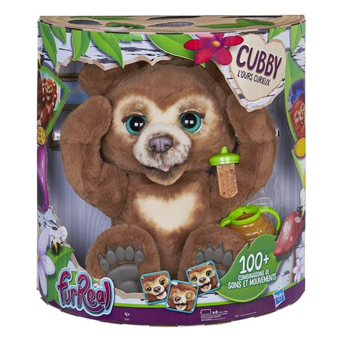 Peluche Cubby l'ours curieux FurReal Friends