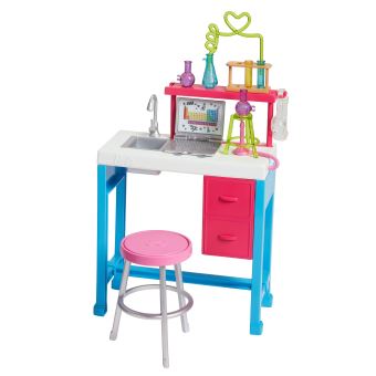 Poupée Barbie scientifique avec ensemble de laboratoire Poupée Barbie scientifique avec ensemble de laboratoire