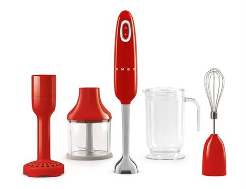 Mixeur plongeant Smeg HBF22RDEU 700 W Rouge