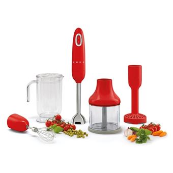 Mixeur plongeant Smeg HBF22RDEU 700 W Rouge