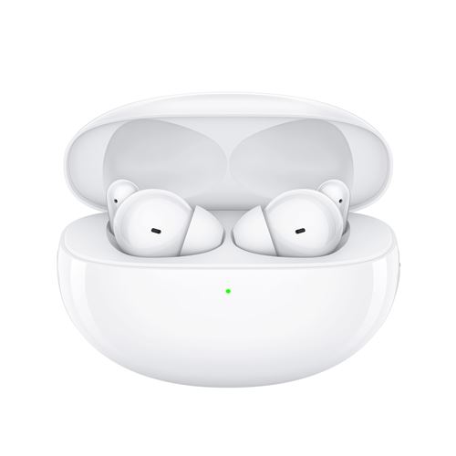 Ecouteurs sans fil Bluetooth Oppo Enco Free2 à réduction du bruit Blanc