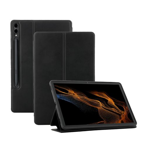 Mobilis Noir Housse Aspect Cuir Re.life Pour Samsung Galaxy Tab S9 Ultra 14,6" - 14,1" - Image 4