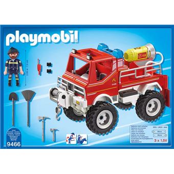 Playmobil City Action Les pompiers 9466 4x4 de pompier avec lance-eau