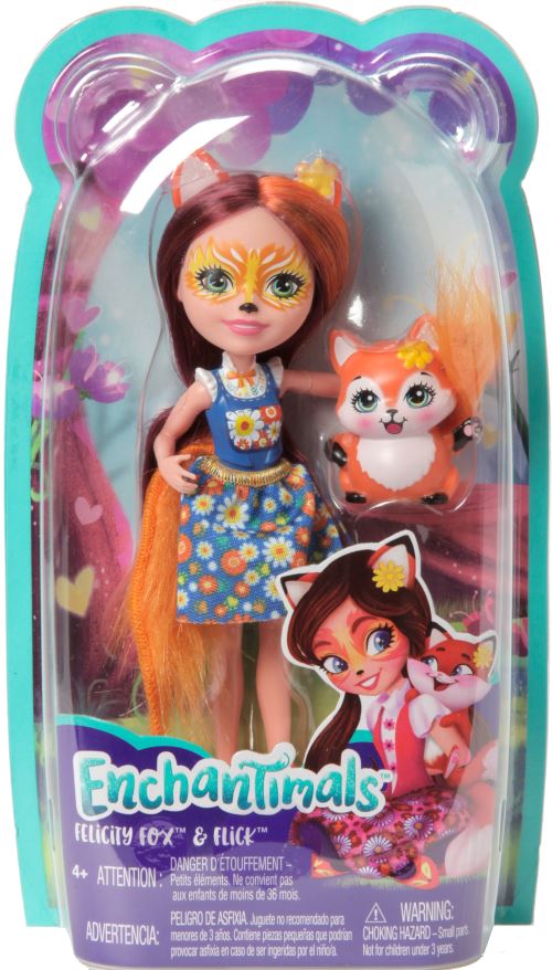 Poupée Enchantimals Renard Playset Enchantimals Felicity Renard Et