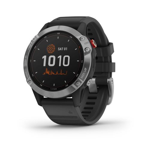 Montre connectée GPS Garmin Fenix 6 Solar Noir