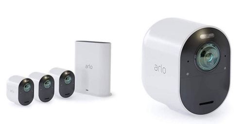 Caméra de sécurité Arlo ULTRA Pack 4 Caméras VMS5440-100 EUS 4K Blanc