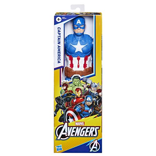 Avengers Multicolore Figurine Marvel Titan Hero Captain America 30 Cm