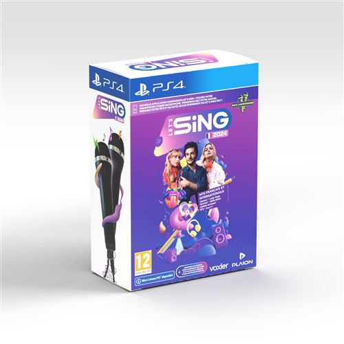 Pochette avant du jeu Let's Sing 2024 2 Micro Edition Spéciale PS4