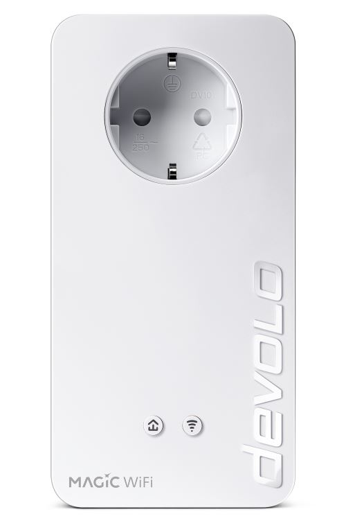 devolo Magic 2 WiFi - Starter Kit - bridge - GigE, HomeGrid - 802.11a/b/g/n/ac - Dual Band - aansluitbaar aan muur