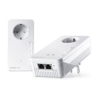 devolo Magic 2 WiFi 2-1 - Starter Kit - pont - GigE, HomeGrid - Wi-Fi 5 - Bi-bande - Branchement mural