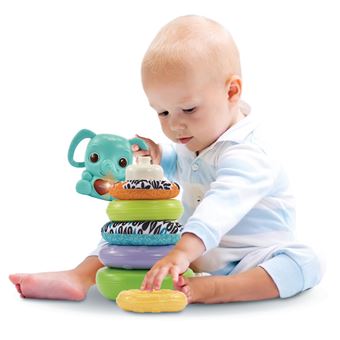 Jeu d'éveil Vtech Baby Nino éléphanteau empilo 3 en 1