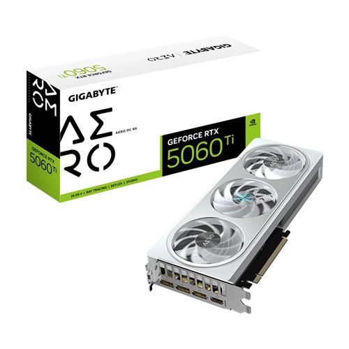 Carte graphique Gigabyte Nvidia GeForce RTX 5060 Ti AERO OC 8G