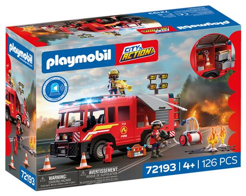 Playmobil Camion Vsav De Pompiers