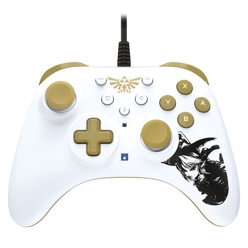 Manette Hori Turbo pour Nintendo Switch Blanc