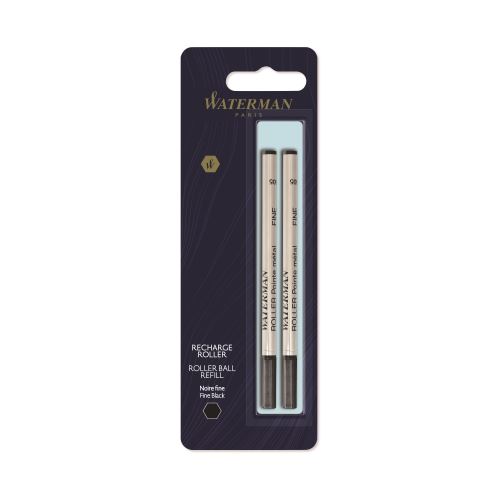 Recharge Pour Stylo Roller À Pointe Moyenne Waterman Noir