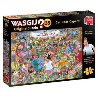 Puzzle 1000 pièces Diset Wasgij Original 35 Car Boot Capers !