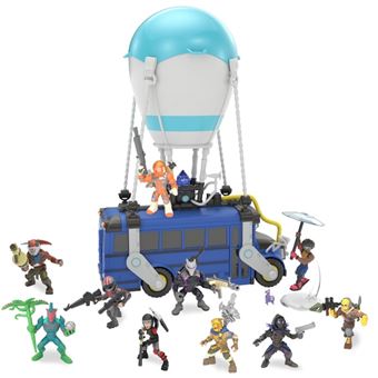 Bus de Combat Fortnite 33 cm avec 10 Figurines 5 cm