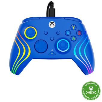 Manette filaire Turtle Beach Afterglow Wave Bleu pour Xbox Series XS Xbox One et Windows