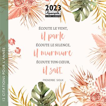 CALENDRIER 2023 30X30 CITATIONS