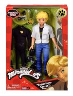 Poupée Miraculous Ladybug Adrien et ses 2 tenues 26 cm