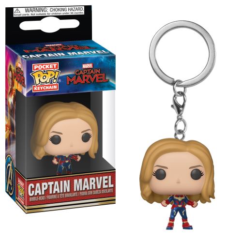 Figurine Porte-clés Funko Pop Marvel Captain Marvel Pop 1