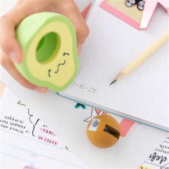 Set gomme avec taille crayon Mr. Wonderful Avocado