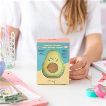 Set gomme avec taille crayon Mr. Wonderful Avocado