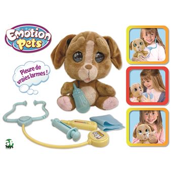 Set vétérinaire Emotion Pets avec Peluche interactive Chiot Cry Pets 22 cm