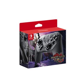 Manette sans fil Pro Controller pour Nintendo Switch Edition Monster Hunter Rise Sunbreak