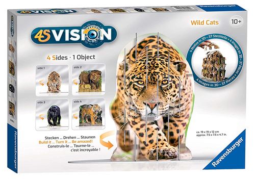 Kit créatif Ravensburger 4S Vision Marvel Wild cats
