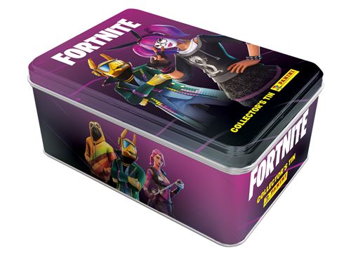 Jeu De Cartes Panini Fortnite Tc International Boîte Métal 6 Pochettes