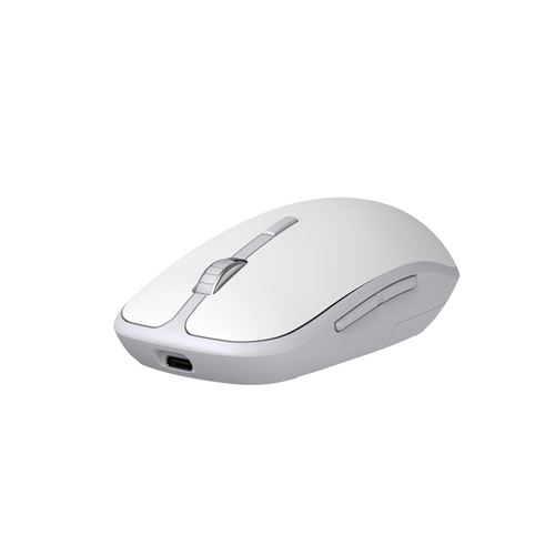 Souris rechargeable sans fil Accsup Bluetooth Blanc bicolore
