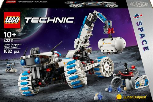 LEGO Technic 42211 Véhicule Lunaire Lunar Outpost pour garçon - vue 4