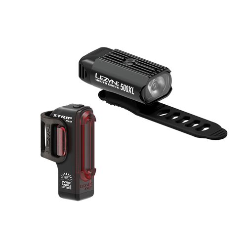 Pack de 2 éclairages vélo Lezyne LED Hecto Drive 500 XL Avant et Arrière Noir