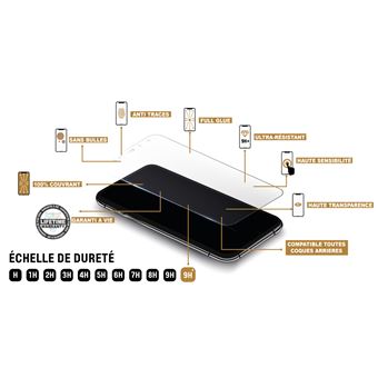 Verre trempé TigerGlass 3D Plus Antibactérien pour Galaxy S23 Ultra Transparent