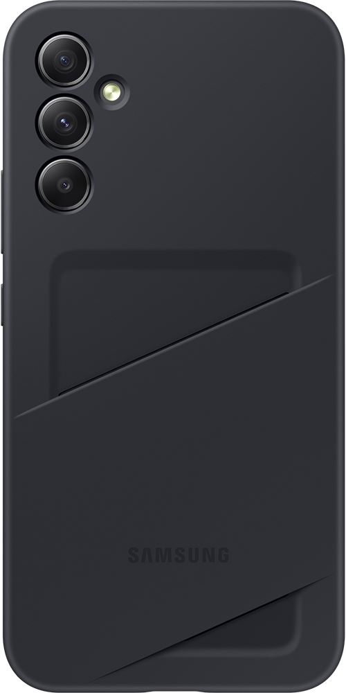 Coque souple Ultra fine avec porte-carte intégré pour Samsung Galaxy A34 5G Noir