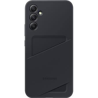 Coque souple Ultra fine avec porte-carte intégré pour Samsung Galaxy A34 5G Noir