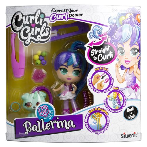 Poup&eacute;e magique Silverlit Curligirls Rosli et Koda