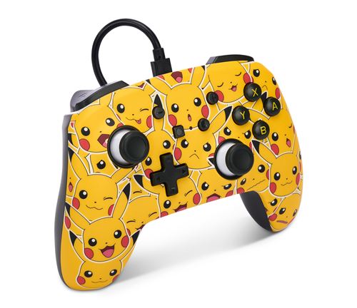 Manette filaire améliorée PowerA Pikachu pour Nintendo Switch Camo - vue 7