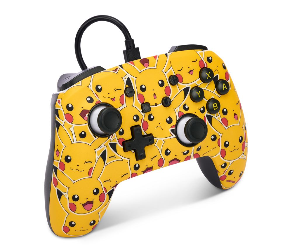 Manette filaire améliorée PowerA Pikachu pour Nintendo Switch