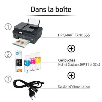 Test HP Smart Tank Plus 655 : une imprimante sans cartouches qui