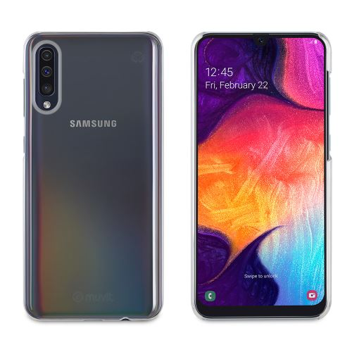 Coque écoresponsable Muvit For Change RecycleTek Transparent pour Samsung Galaxy A50