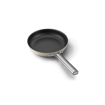 Poêle Smeg Crème mat 24 cm