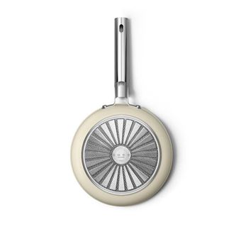 Poêle Smeg Crème mat 24 cm